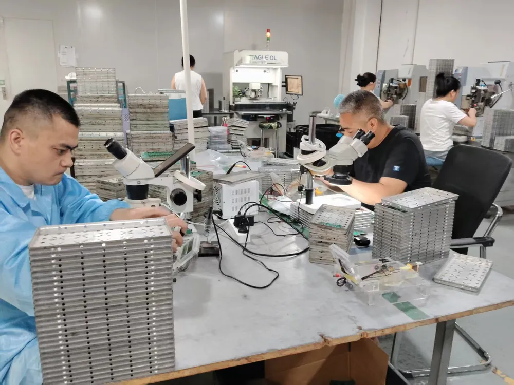 High-speed SMT line